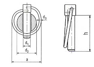 DIN 11023 Linch Pin / O Pin