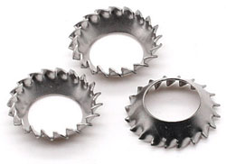 DIN 6798V Countersunk Serrated Lock Washer